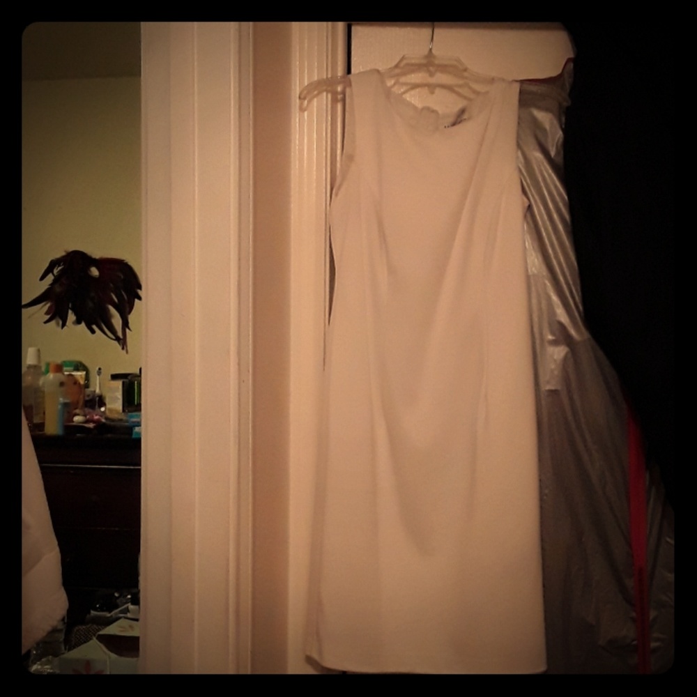 White formal Aline dress